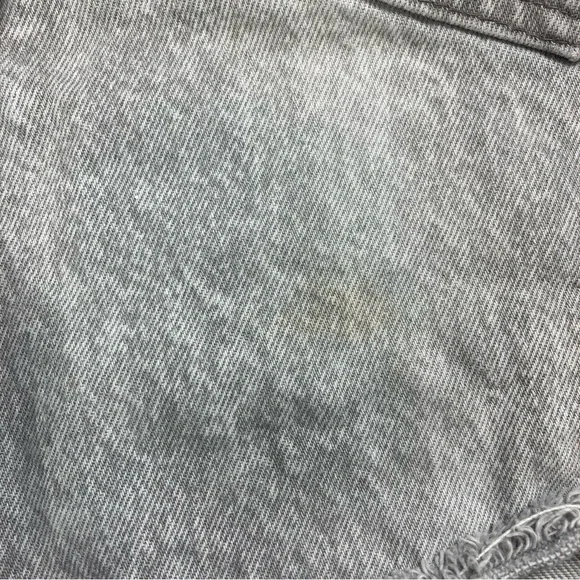 LEE Women’s Cut Off Shorts Gray Union Made VINTAGE 100% Cotton Size 7 MED - Picture 12 of 13